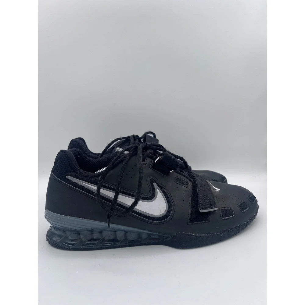 Nike Romaleos 2 Powerlifting‎ Shoes Black Silver 476927-010 Mens Size 13